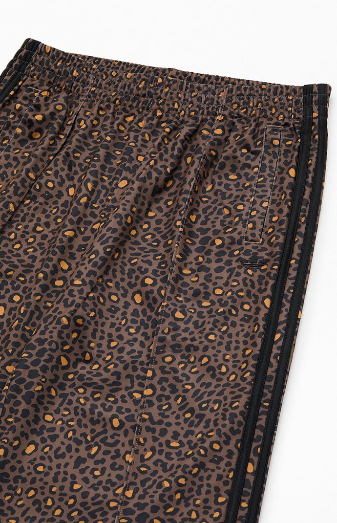 adidas Kids Leopard Firebird Wide Leg Track Pants
