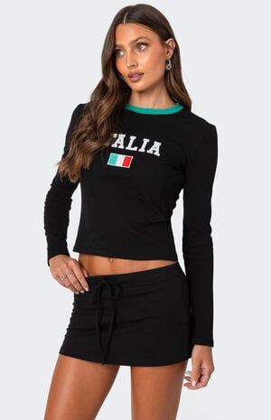Italy Long Sleeve T-Shirt image number 1