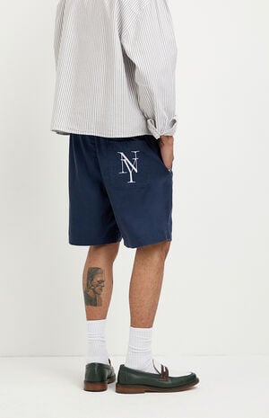 NY Embroidered Russel Volley Shorts image number 4