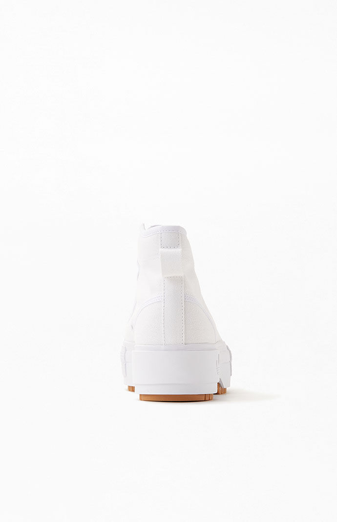 adidas Women's White Nizza Trek Sneakers | PacSun
