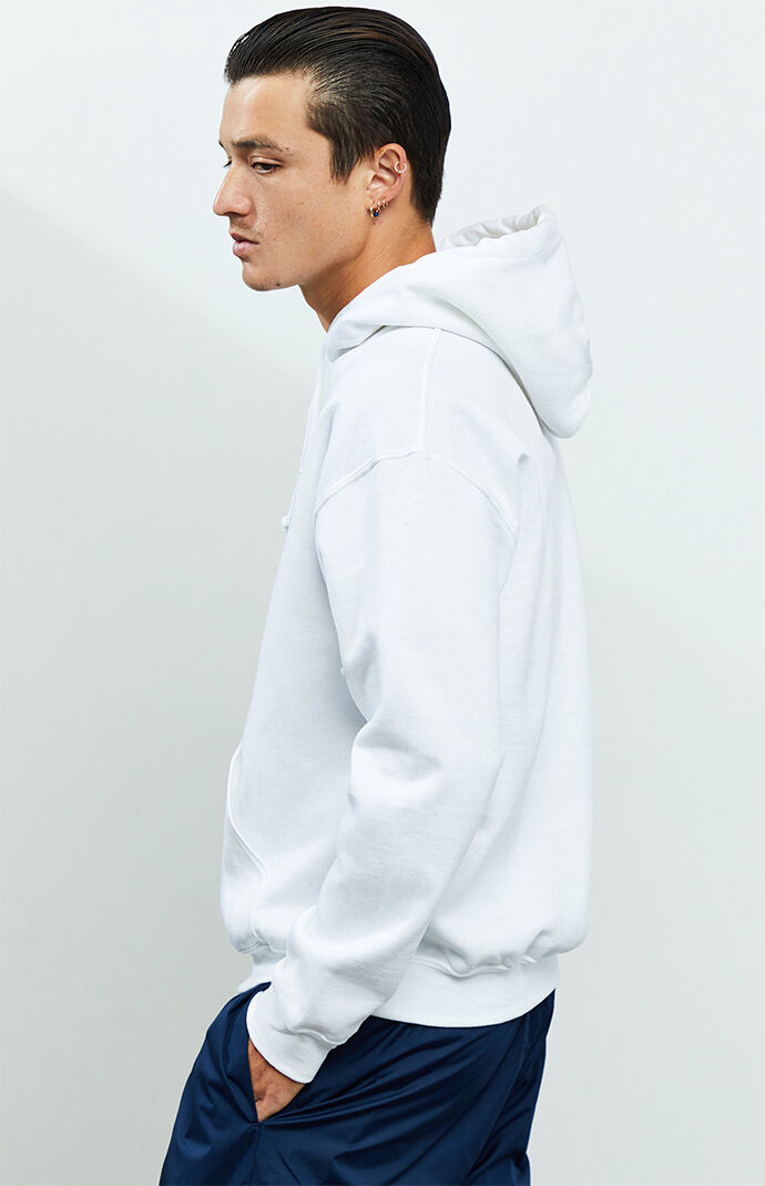 White Vector Hoodie