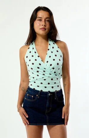 Devon Wrap Halter Top image number 2