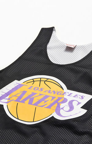 mitchell & ness lakers reversible mesh jersey