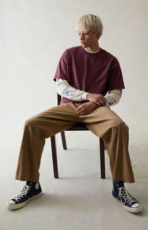Canvas Khaki Workwear Chino Pants image number 1