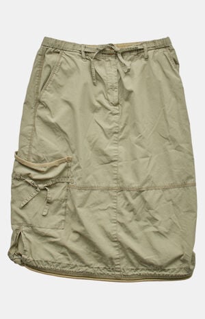 2000s Cargo Midi Skirt image number 1