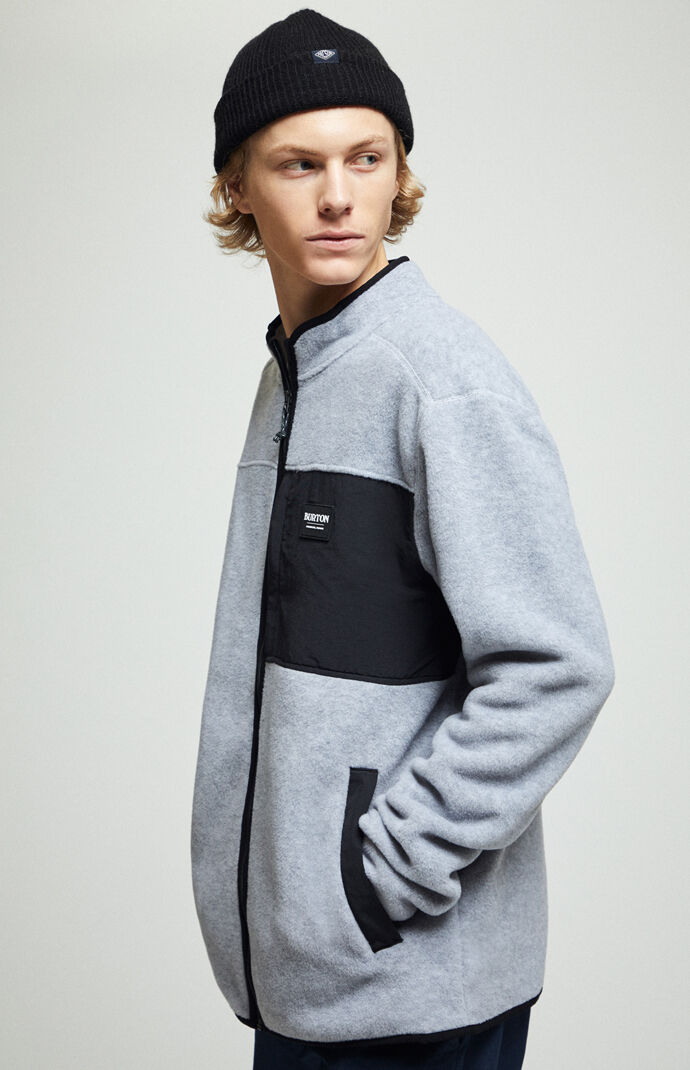 Heather Grey Hearth Polar Fleece Zip-Up