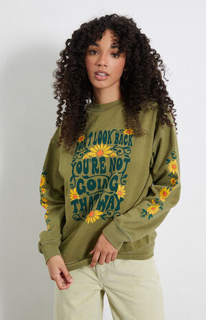 Don't Look Back Crew Neck Sweatshirt image number 3