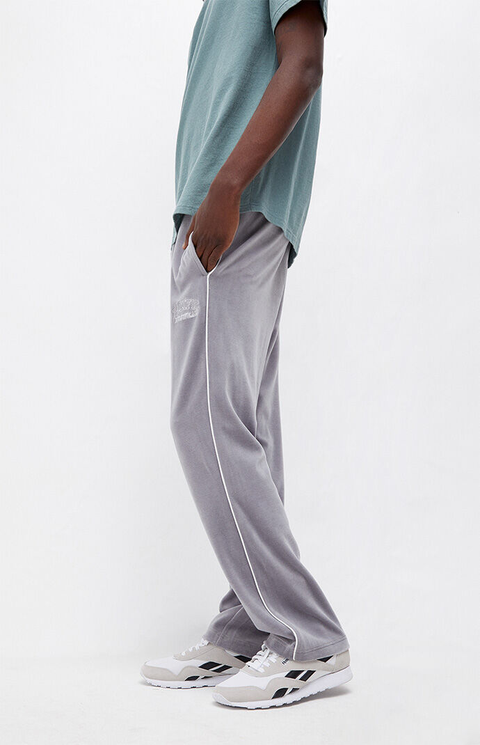 PacSun Pacific Sunwear Gray Velour 