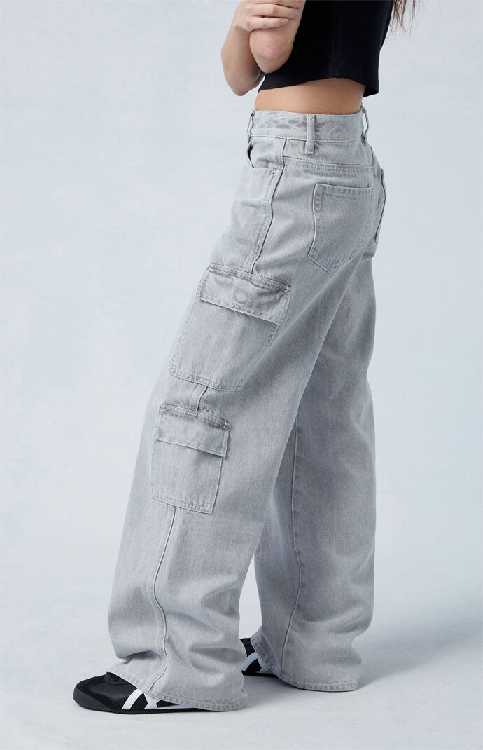 Light gray cargo pants new arrivals