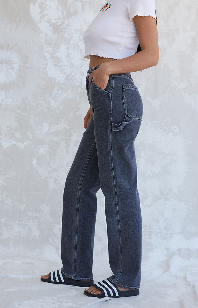 black 90s boyfriend jeans