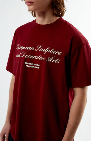 x PacSun Burgundy ESDA T-Shirt image number 5