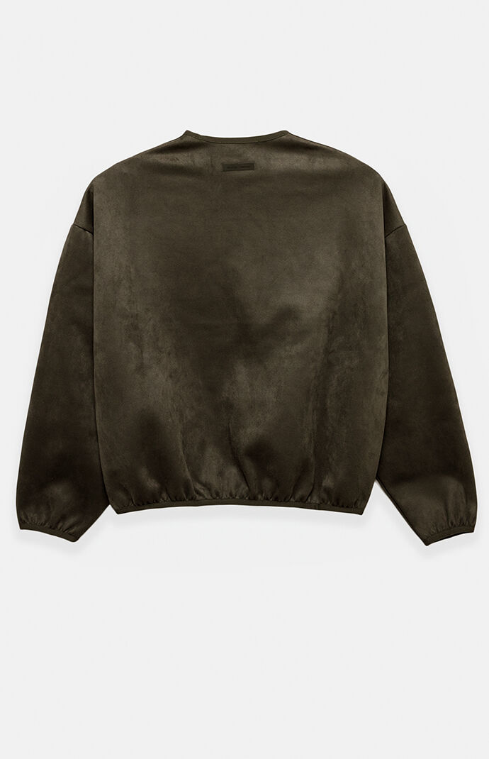 Fear of God ESSENTIALS Brown Modern Crew Neck Sweatshirt | Pacsun