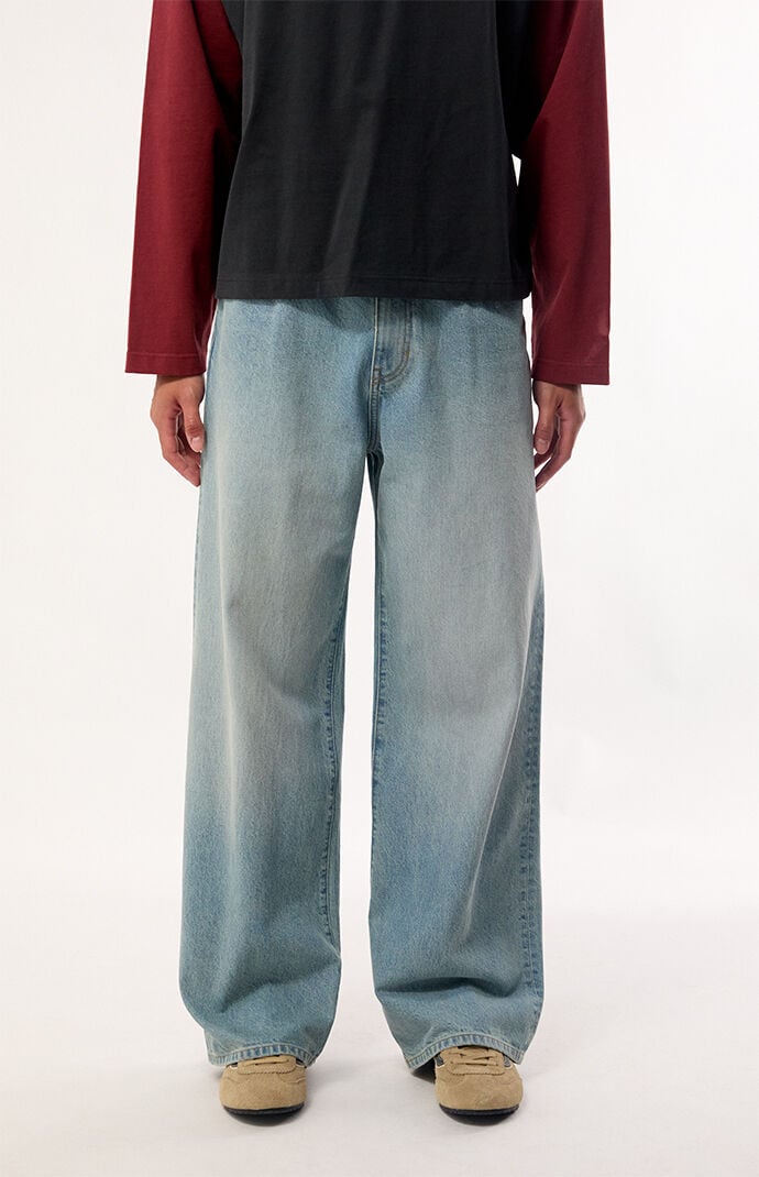 Pacsun Blake Extreme Baggy Jeans Light Blue Wash