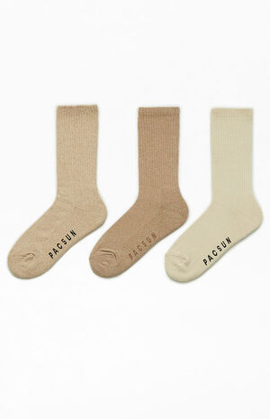 3 Pack Basic Crew Socks image number 2