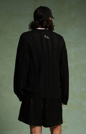 by Pacsun Tonal Stripe Long Sleeve Sweater image number 6