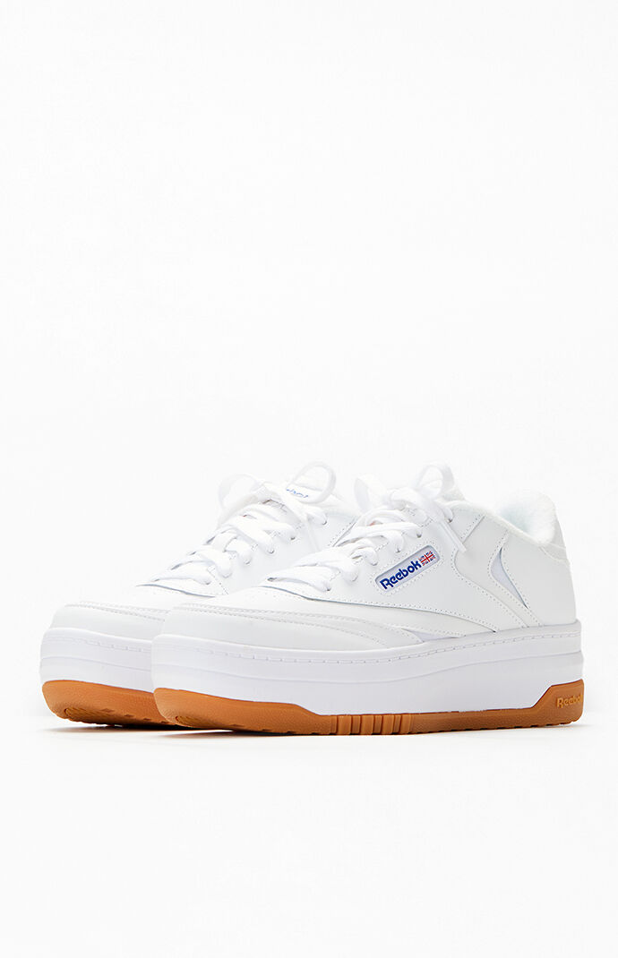 Reebok Kids White Club C Extra Sneakers | PacSun