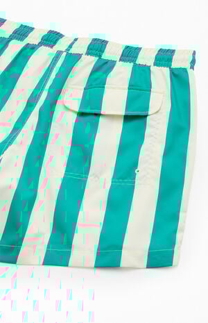 Striped Travel 4.5" Swim Trunks image number 4
