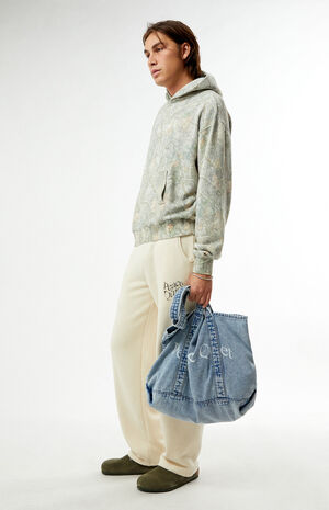Wordmark Denim Boat Tote Bag image number 2