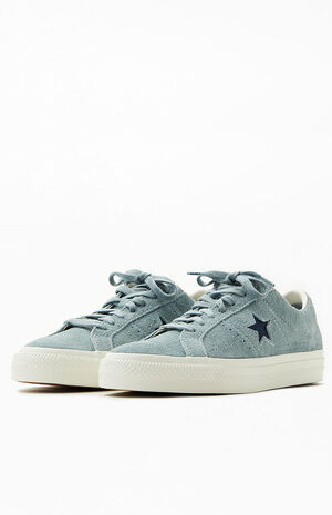 Gray One Star Vintage Suede Shoes image number 2