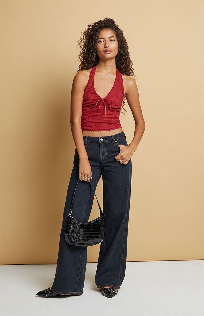 ★TOUT Y EST★ Bow shoulder 32 RCBSX23631BKX WAYF Bow One-Shoulder Ruched Top | Nordstromrack
