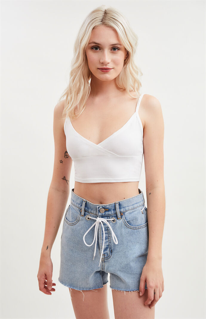 Sugar Surplice Cami Tank Top