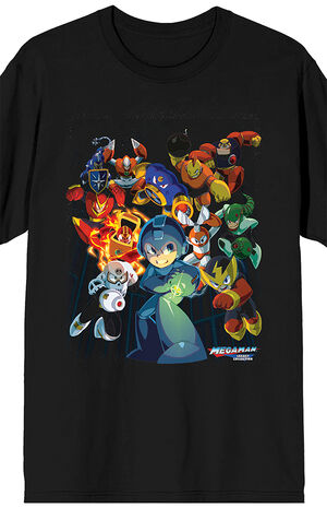 Capcom Megaman Characters T-Shirt Capcom Megaman Characters T-Shirt image number null
