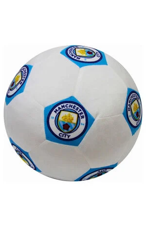 Manchester City FC Official Ball Shaped Football Cushion image number 1