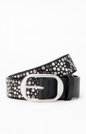 Sadie Faux Leather Studded Belt image number 3