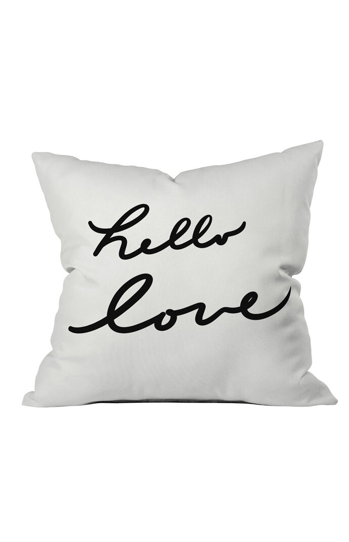 Hello Love Throw Pillow