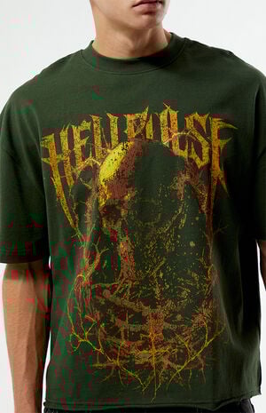Hellpulse Cropped Boxy T-Shirt image number 2