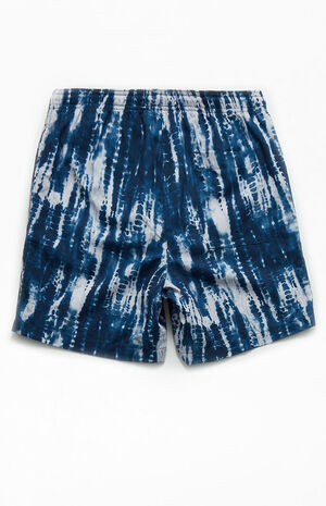 Vertical Tie Dye 17" Swim Trunks image number 2