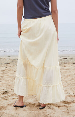 Yellow Nadia Maxi Skirt image number 4