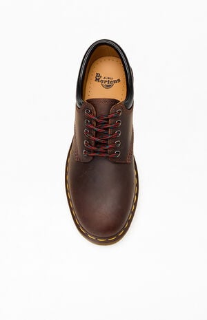 Dark Brown 8053 Crazy Horse Leather Shoes image number 5