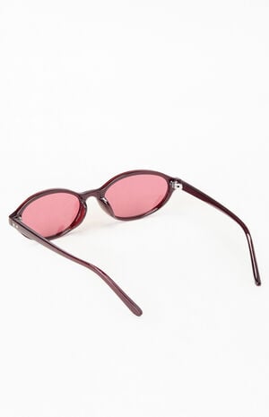 Mia Plastic Oval Sunglasses image number 2