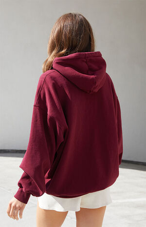 Burgundy Christy Boston&nbsp;Hoodie image number 3
