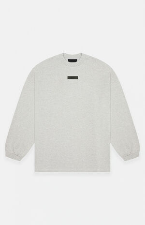 Light Heather Grey Long Sleeve T-Shirt image number 1