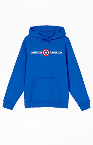 Captain America Brave New World Shield Logo Hoodie image number 1