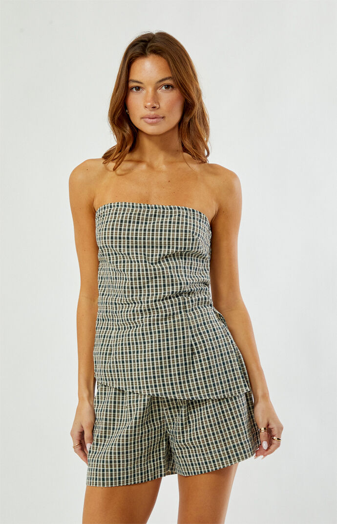 Rhythm Lottie Checker Tube Top