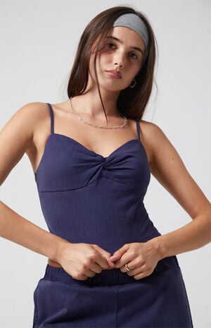 Active Soft Knotted Tank Top image number 2