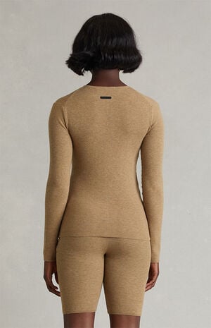 Women&rsquo;s Dune Ribbed Knit Biker Shorts image number 6