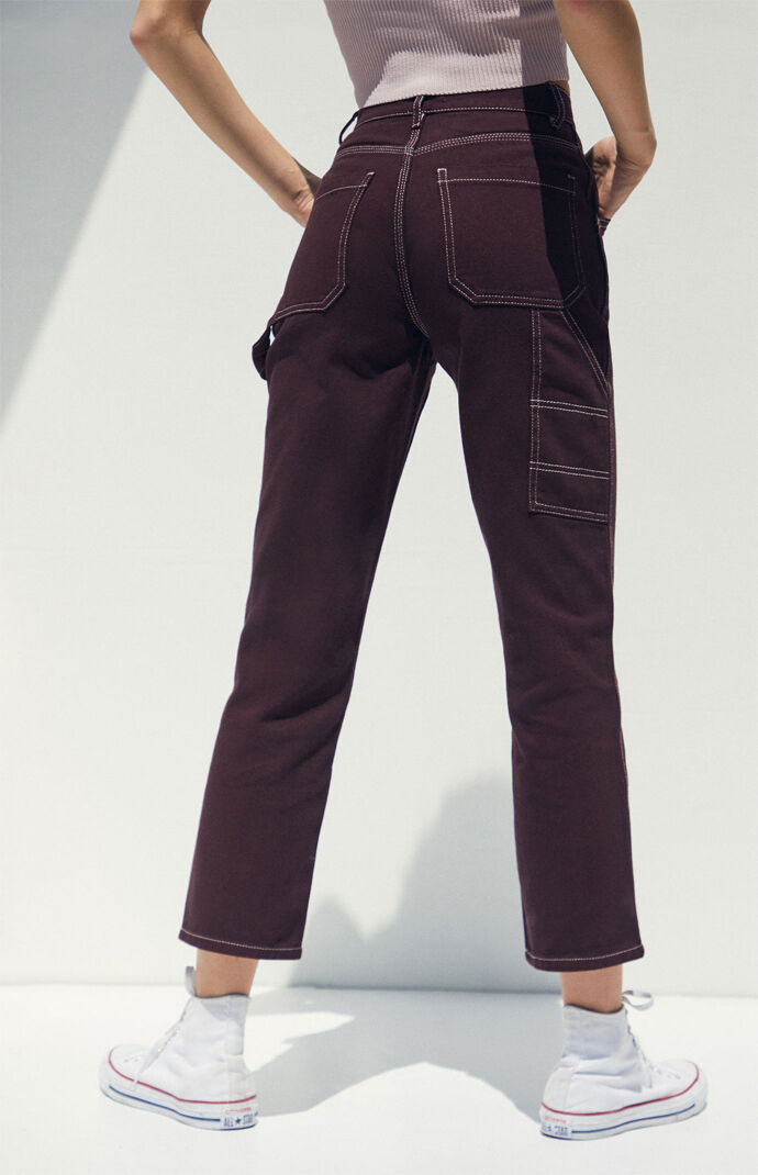 straight leg utility pants