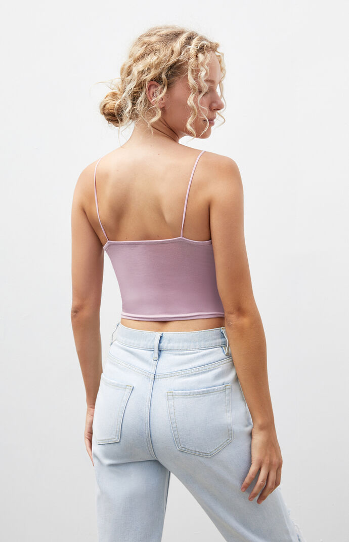 Longline Easy Cropped Cami Top