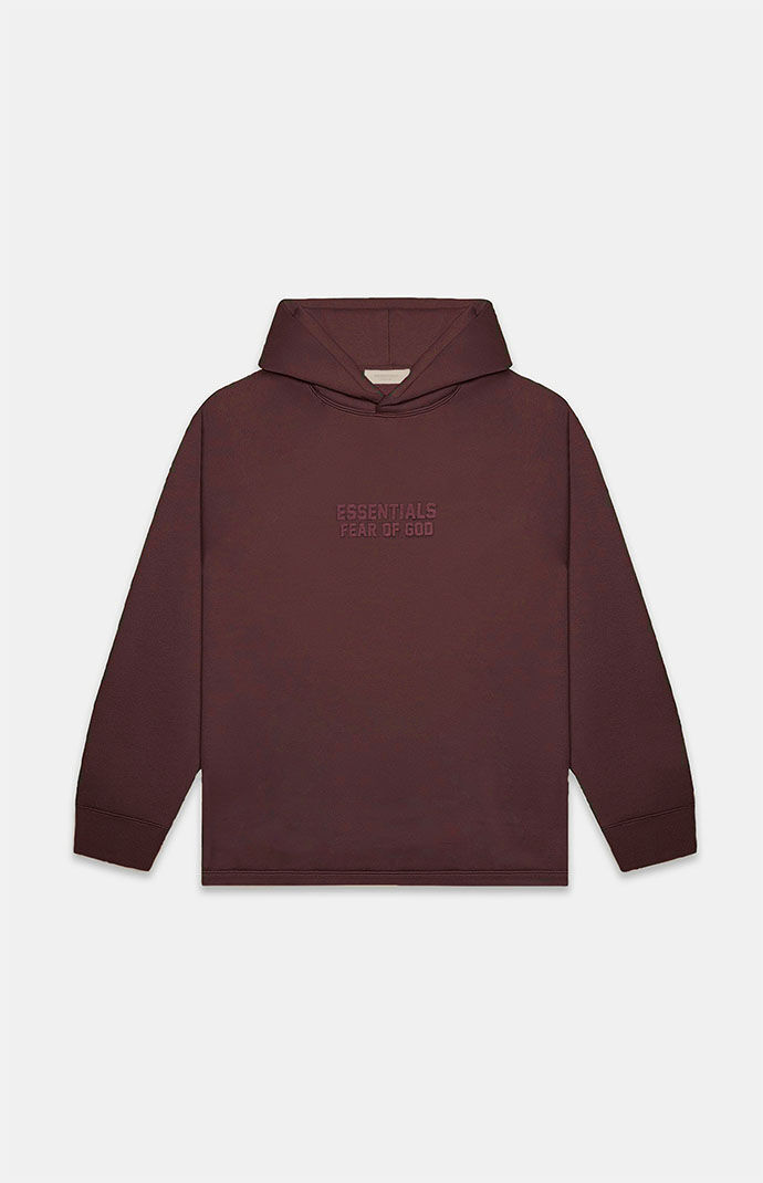 피오갓 에센셜 Fear Of God Kids Plum Relaxed Hoodie