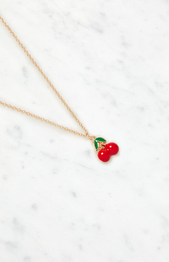 Cherry Pendant Necklace