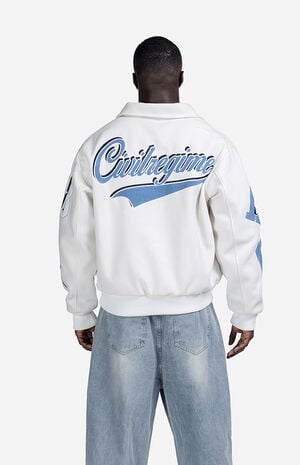 Collared Varsity Jacket Collared Varsity Jacket image number 2