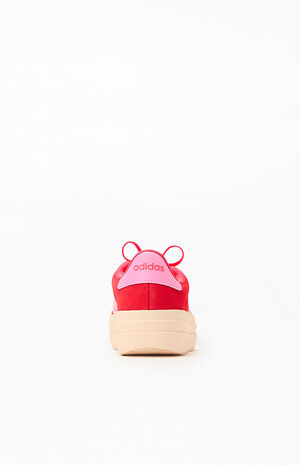 Women's Red VL Court Bold Sneakers image number 3