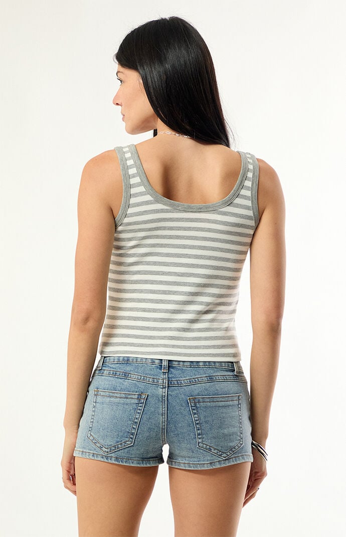 Edikted Alethea Striped Scoop Neck Tank Top