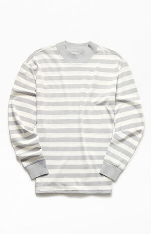Yarn Dyed Long Sleeve Striped T-Shirt Yarn Dyed Long Sleeve Striped T-Shirt image number null
