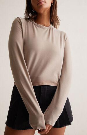 Brenn Long Sleeve Crop Top image number 4