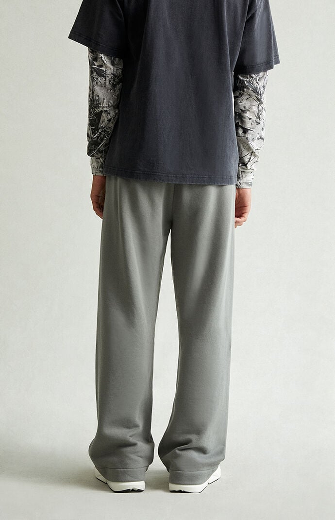 Pacsun Green Fleece Extreme Baggy Sweatpants